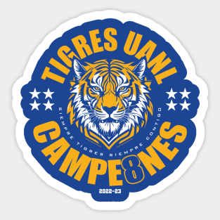 Tigres Campe8nes Sticker